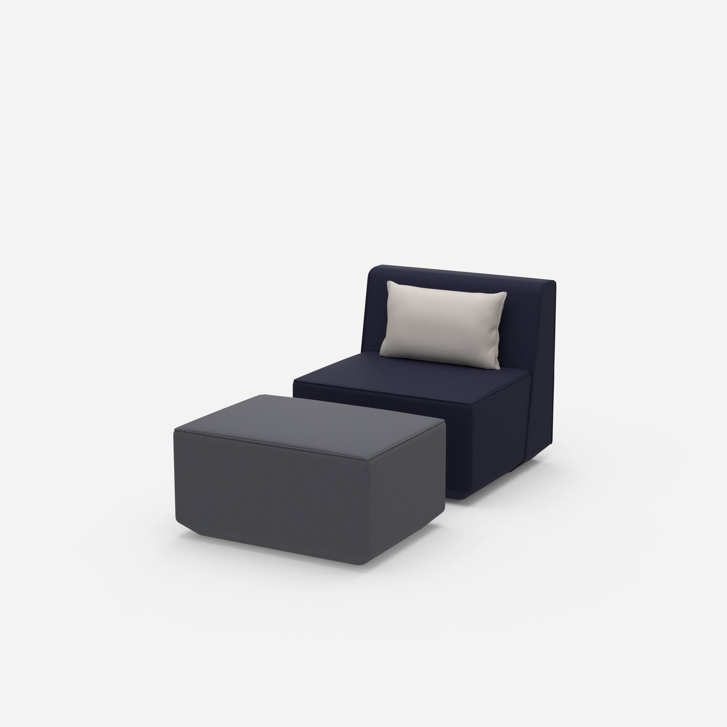 Fauteuil de lecture confortable de côté