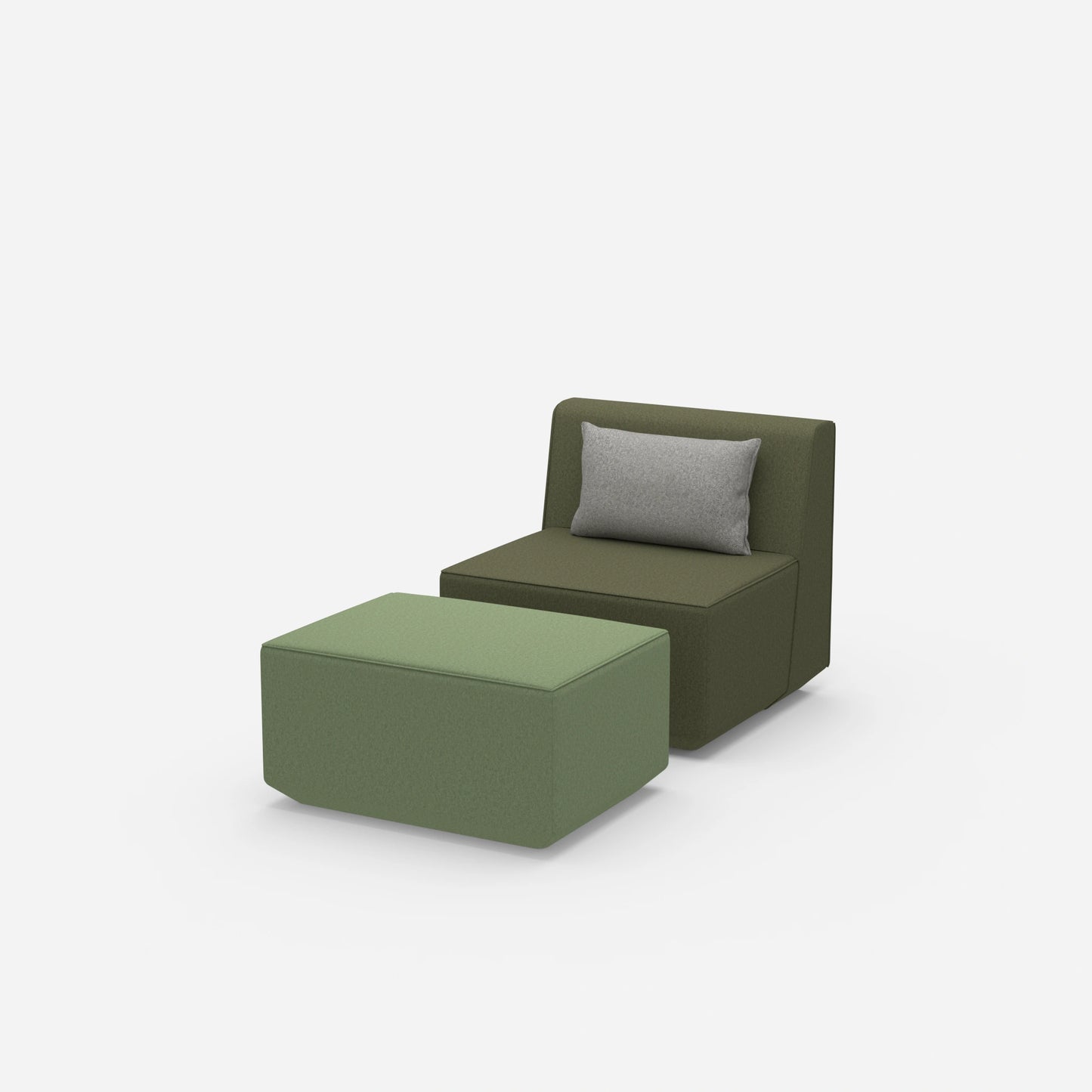 Fauteuil de lecture confortable de côté