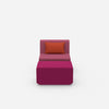 Fauteuil de lecture confortable vu de face