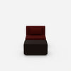 Fauteuil de lecture confortable vu de face