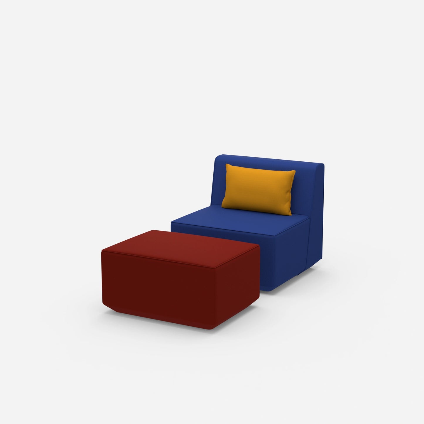 Fauteuil de lecture confortable de côté