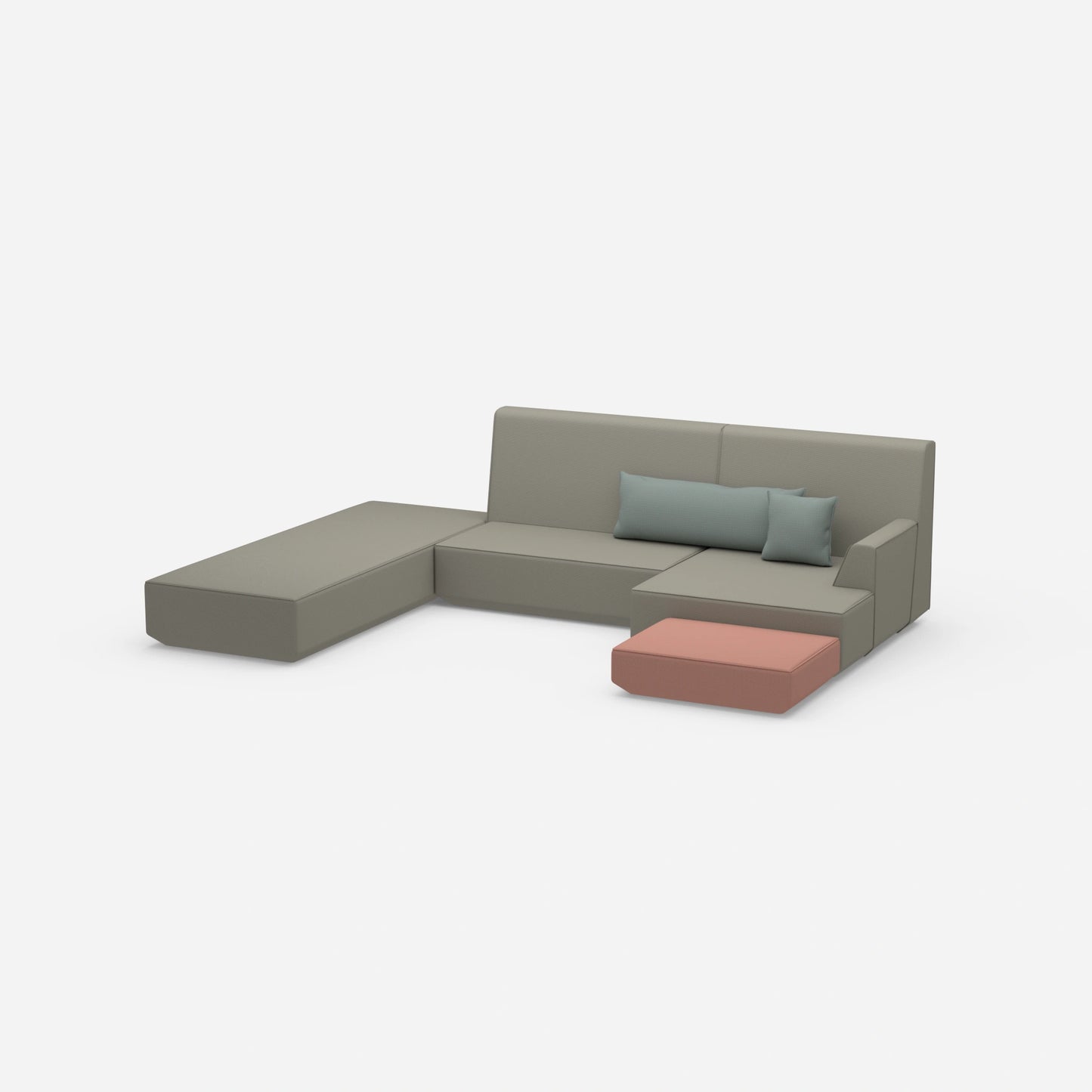 Big Sofa Schlaffunktion von der Seite