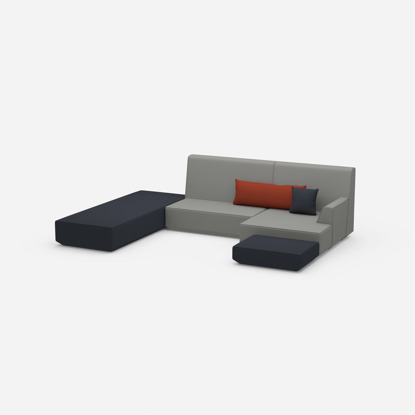 Big Sofa Schlaffunktion von der Seite