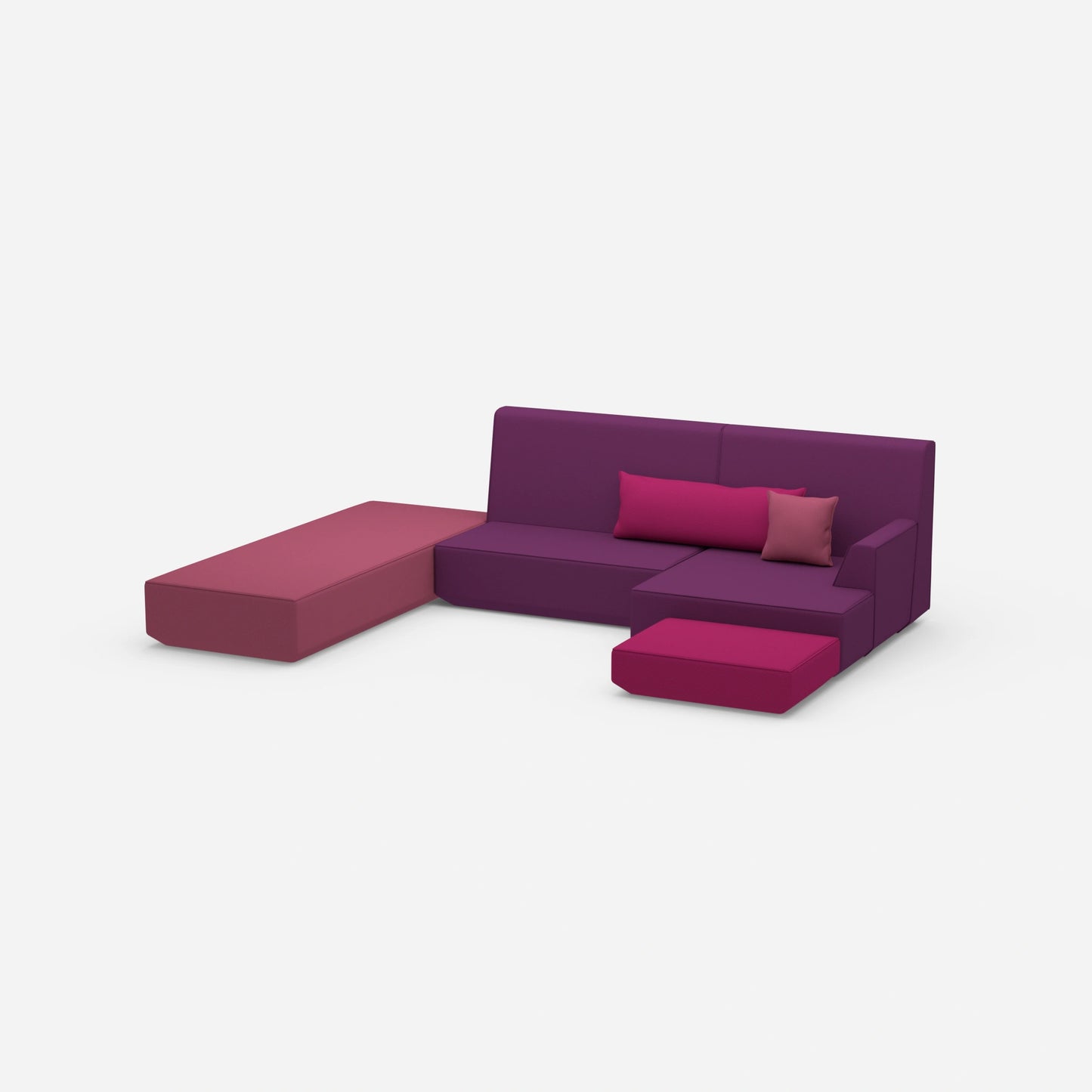 Big Sofa Schlaffunktion von der Seite