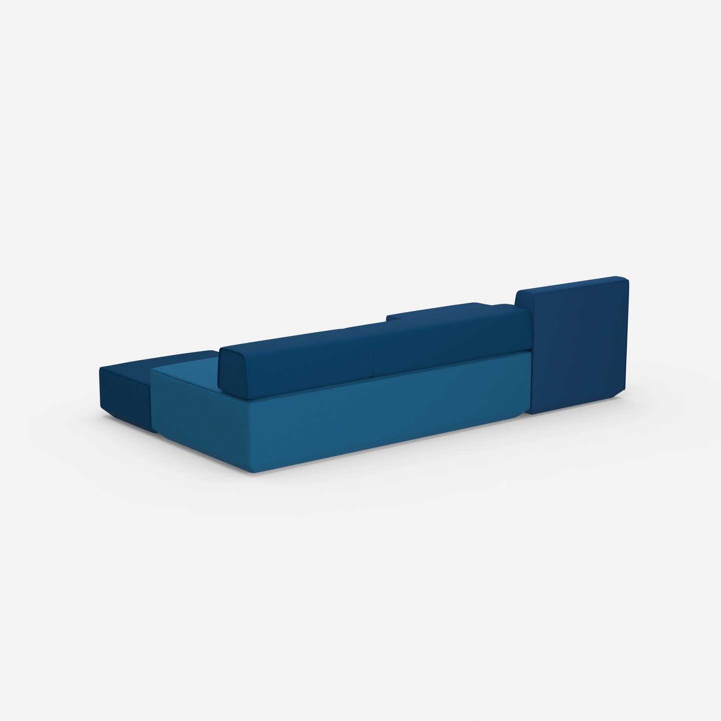 Couch 3 Sitzer mit Schlaffunktion von hinten