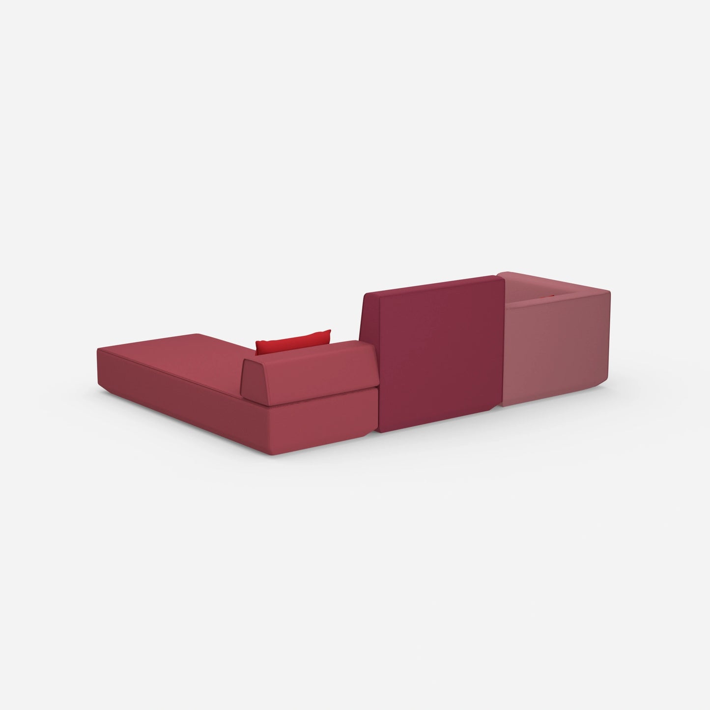 Couch zum Schlafen von hinten