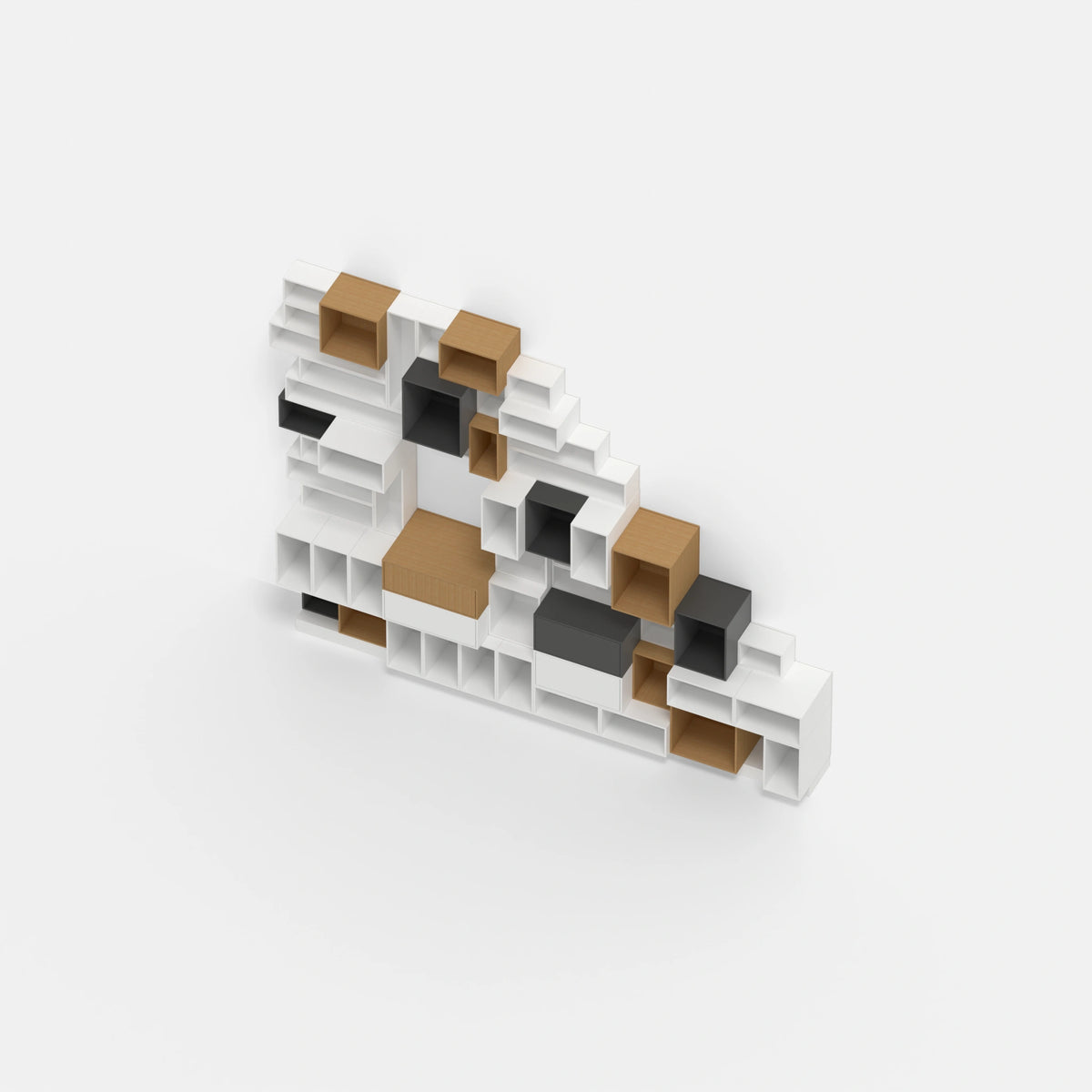 Dachschrägenregal RK047 von oben