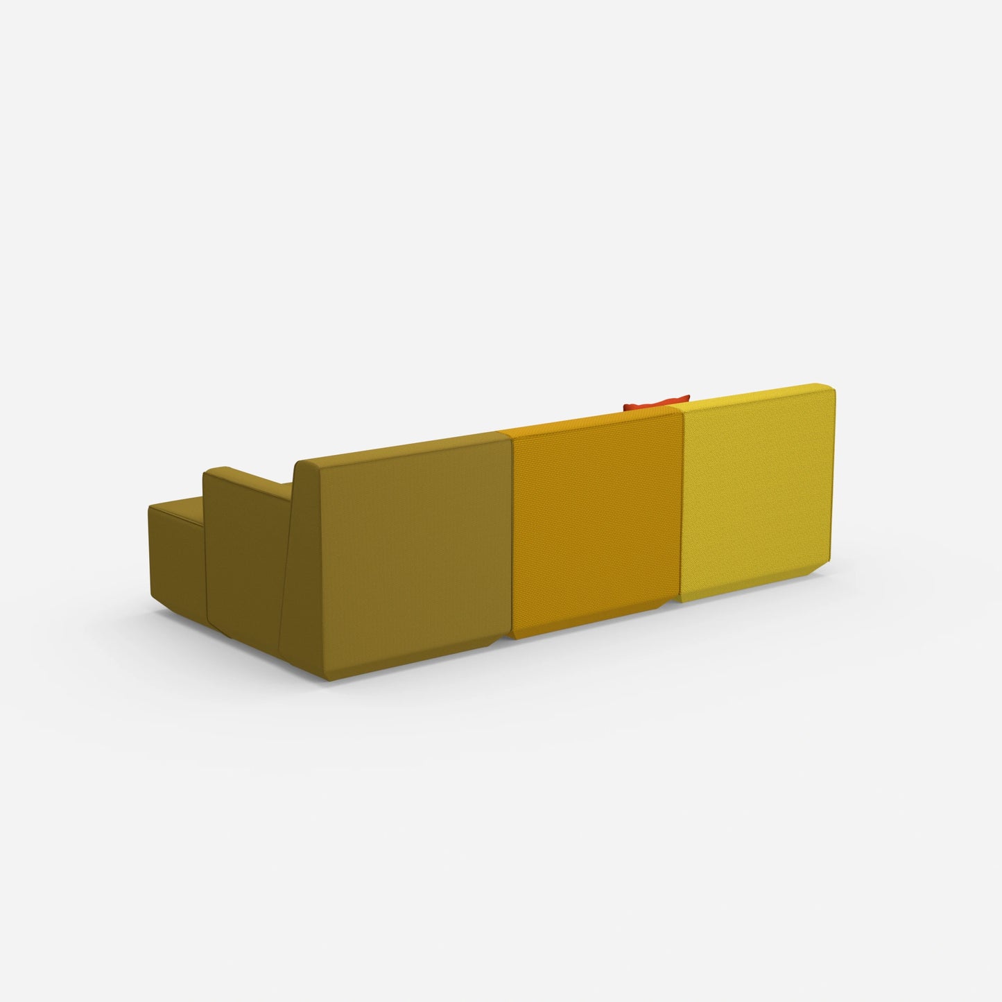 Dreisitzer Heimkino Sofa von hinten