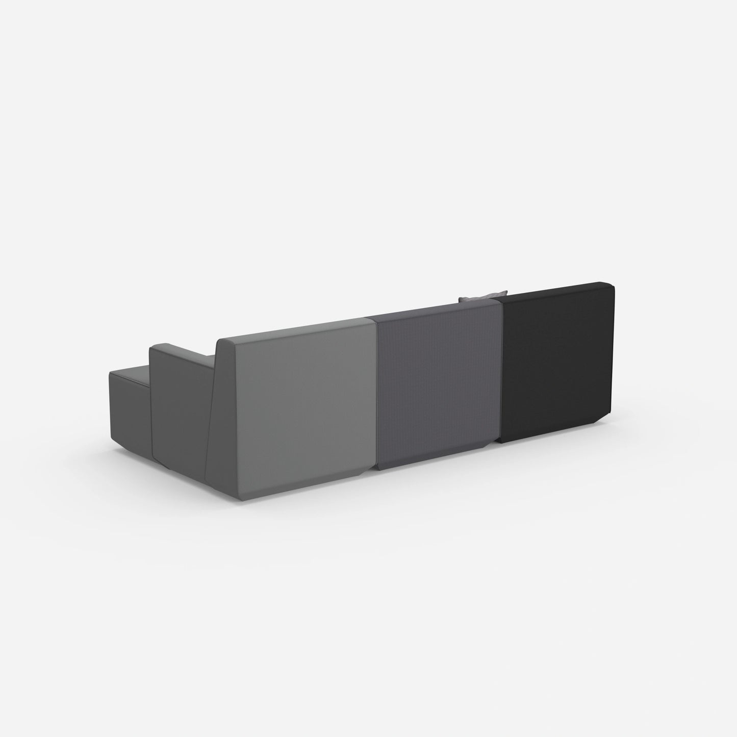 Dreisitzer Heimkino Sofa von hinten