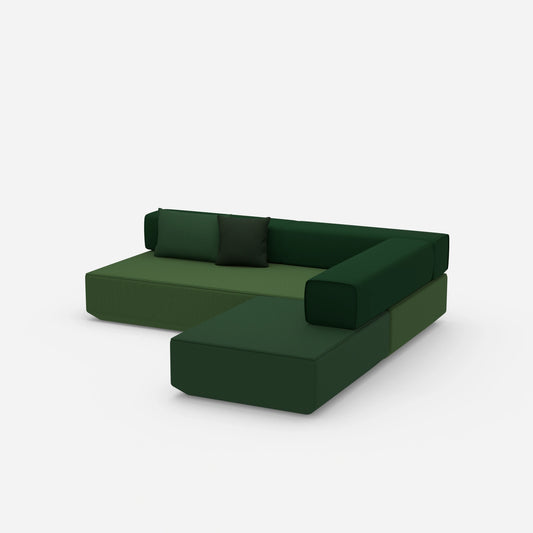 Eck Schlafcouch von der Seite