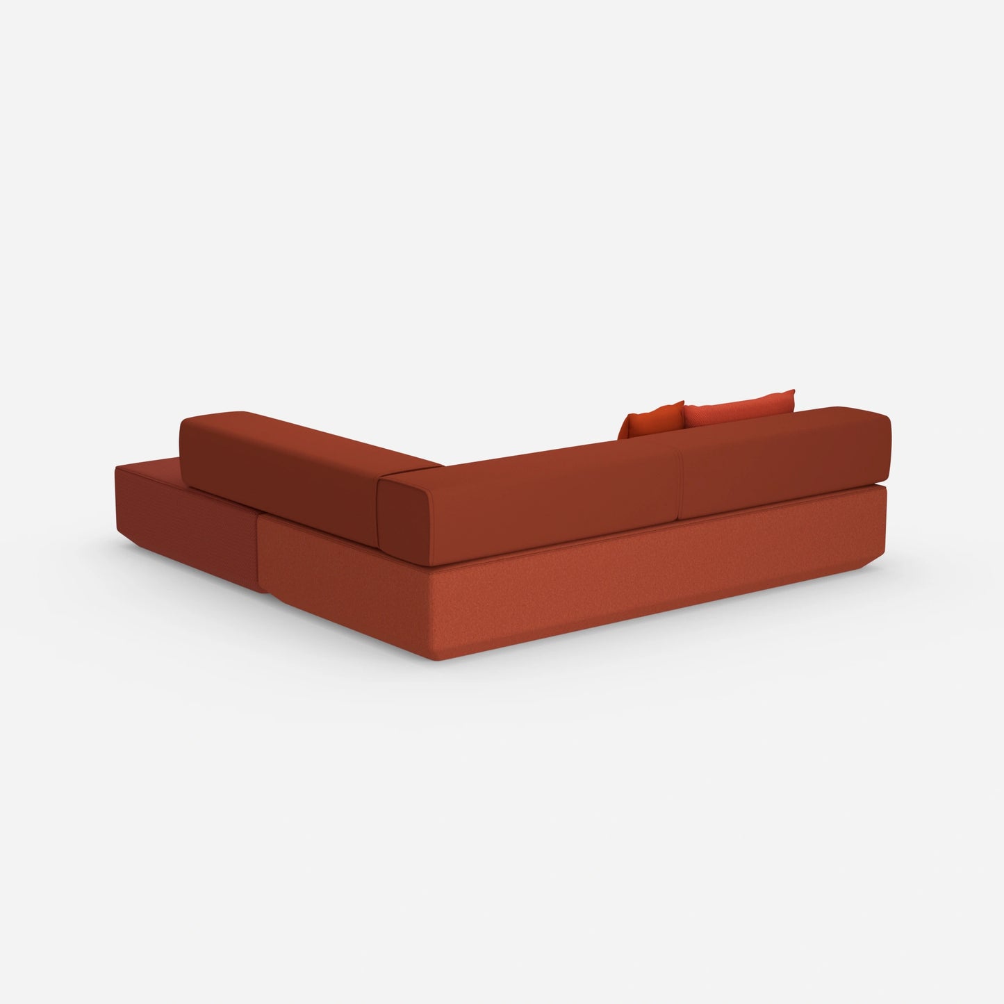 Eck Schlafcouch von hinten