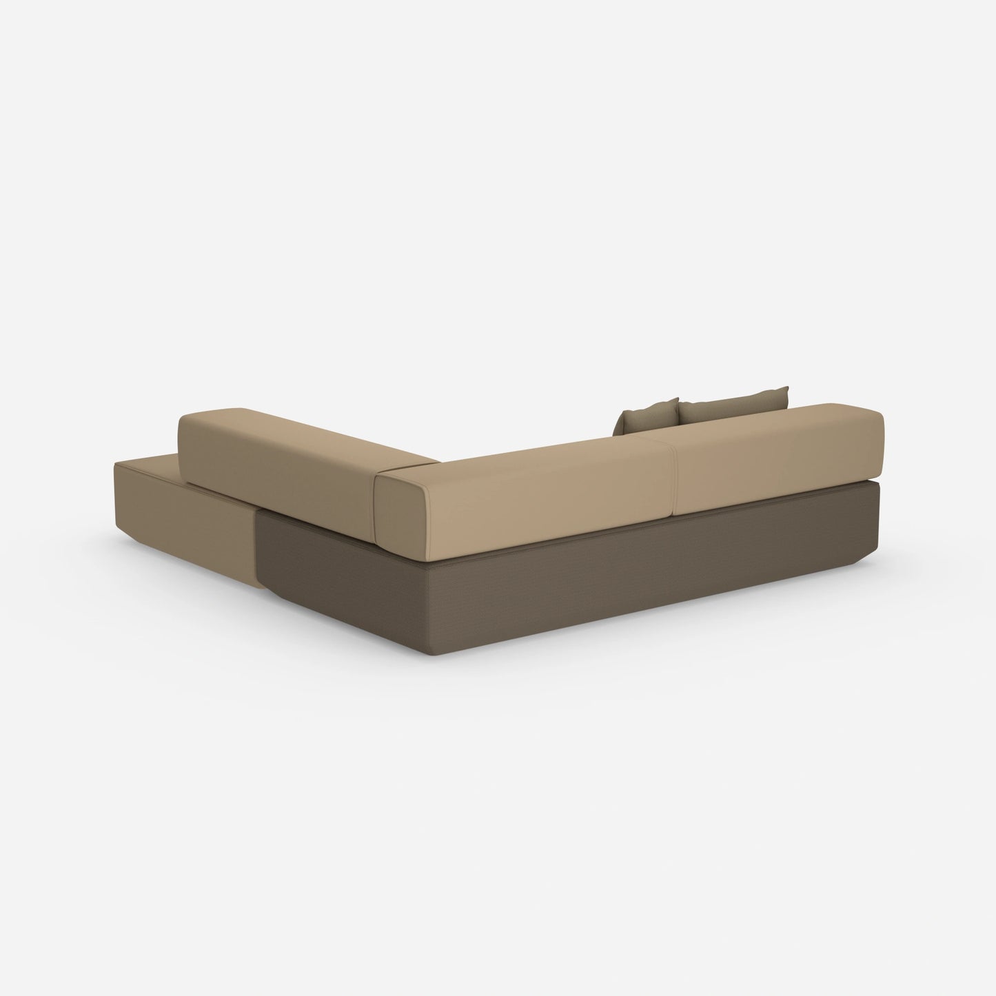 Eck Schlafcouch von hinten