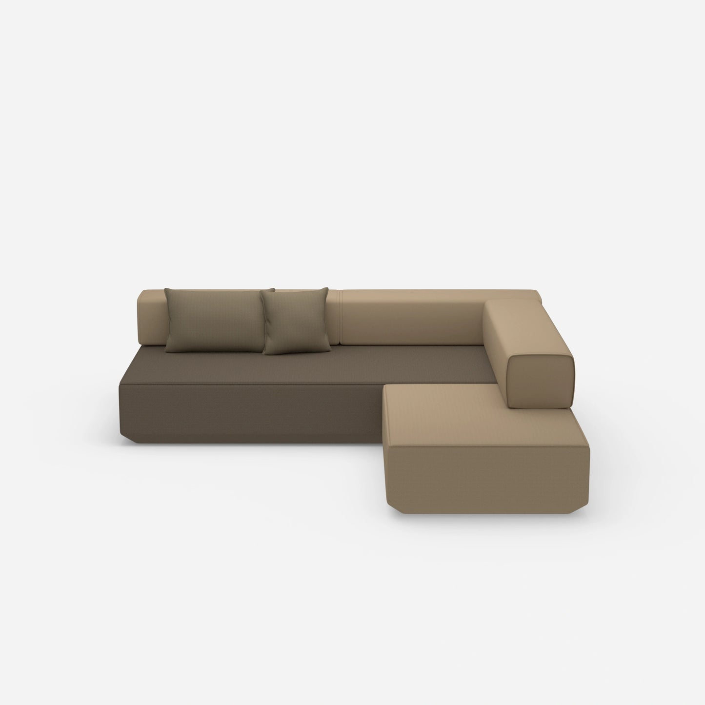 Eck Schlafcouch von vorne