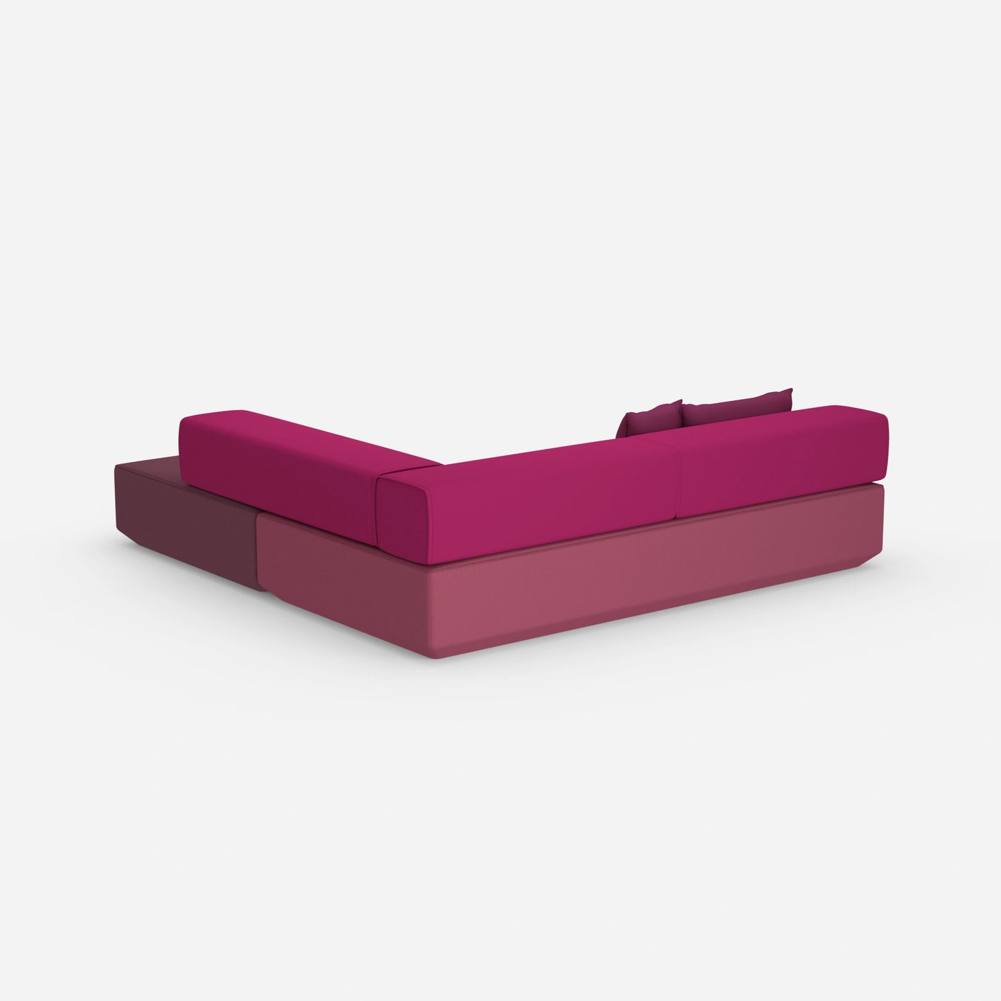 Eck Schlafcouch von hinten