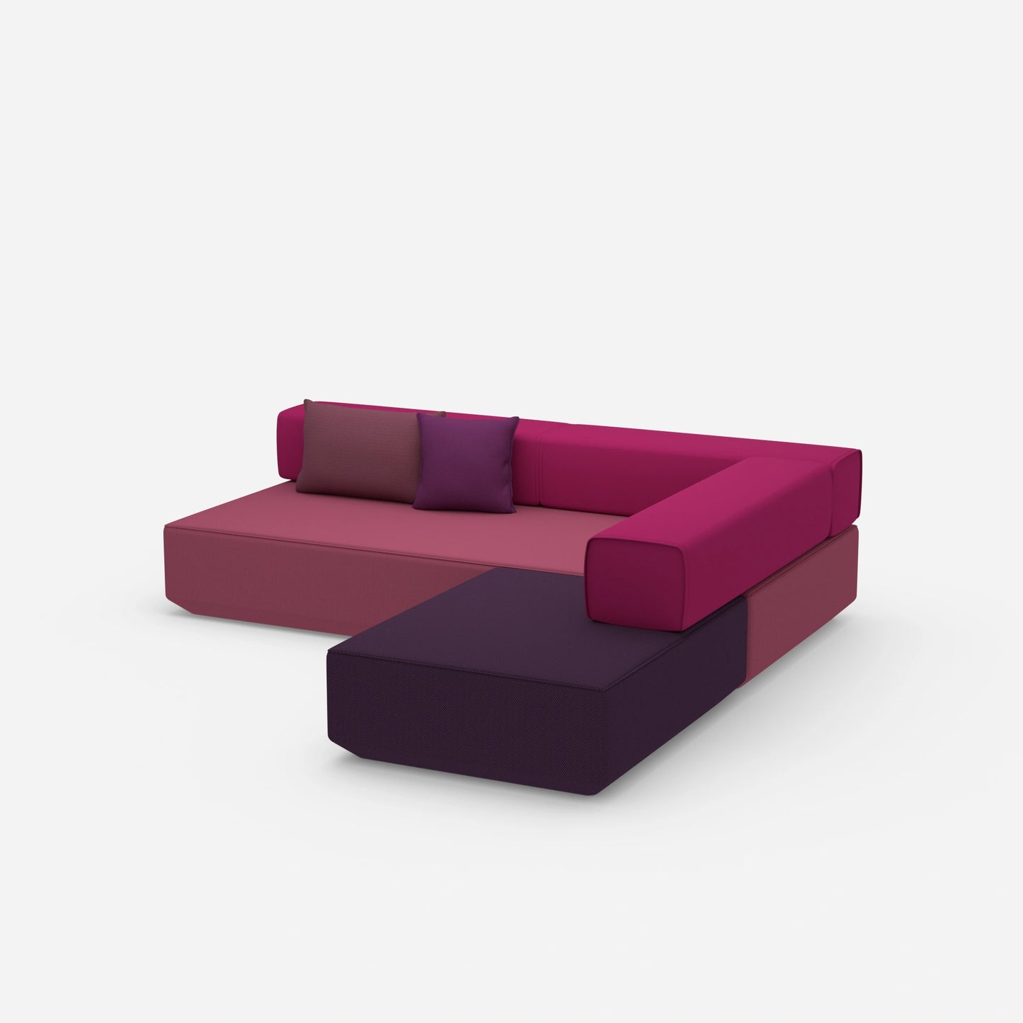 Eck Schlafcouch von der Seite