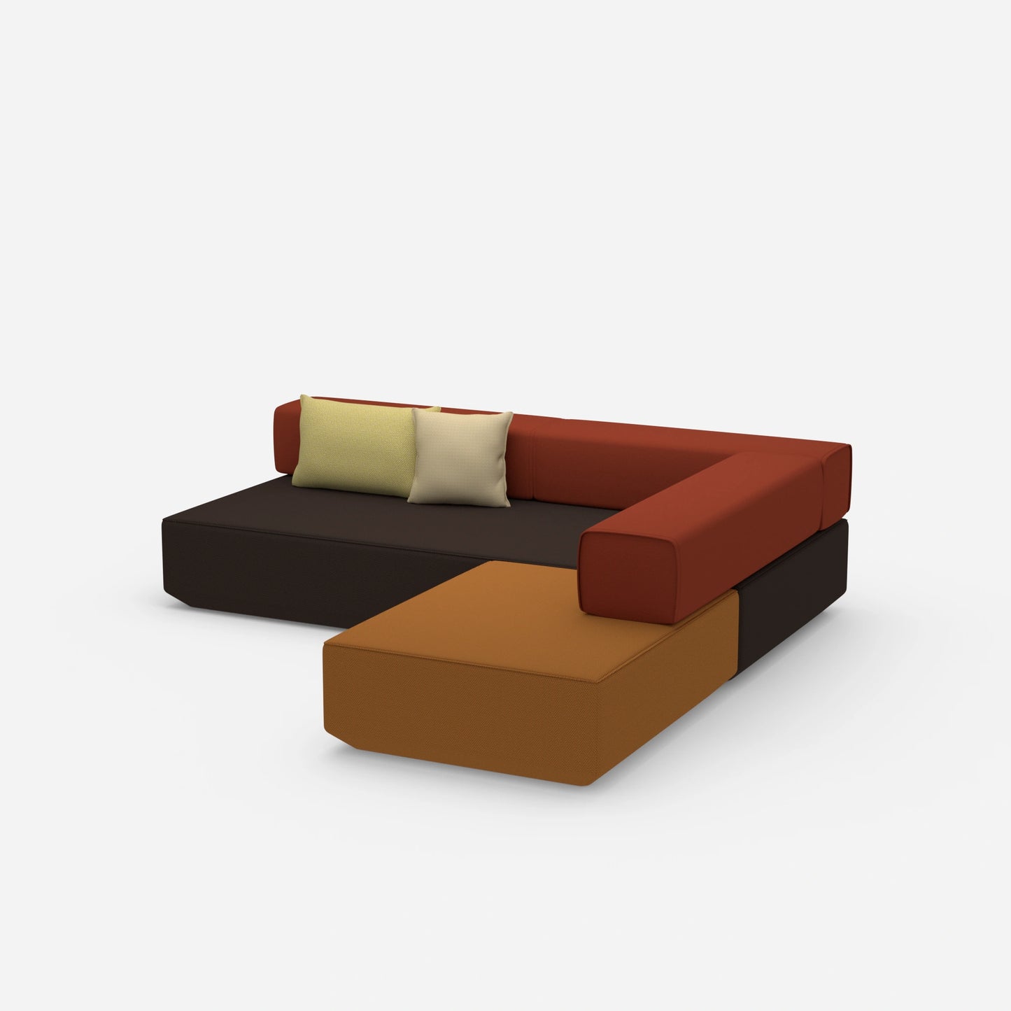 Eck Schlafcouch von der Seite
