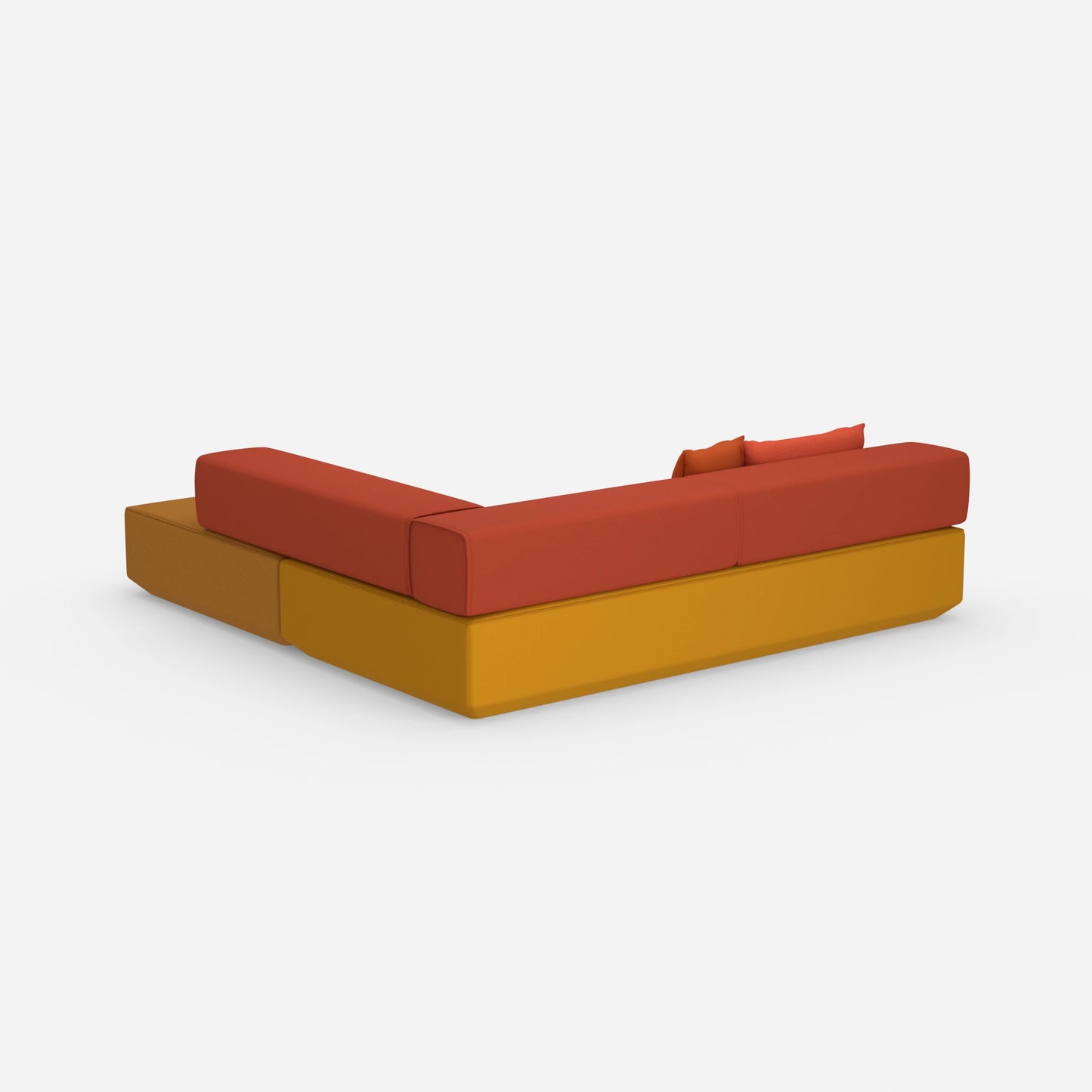 Eck Schlafcouch von hinten