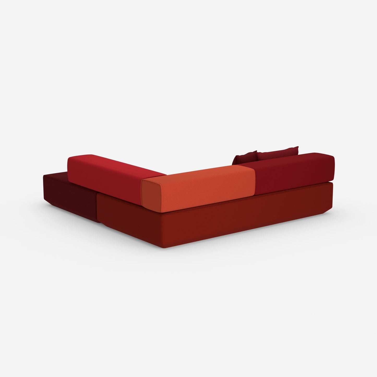Eck Schlafcouch von hinten