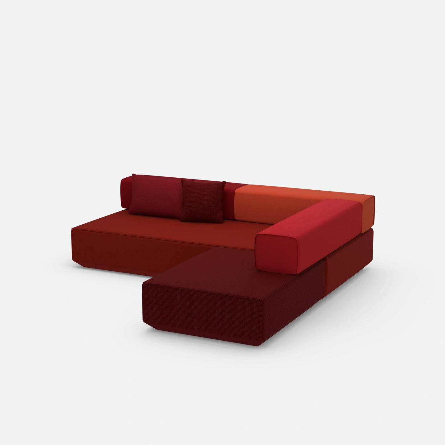 Eck Schlafcouch von der Seite
