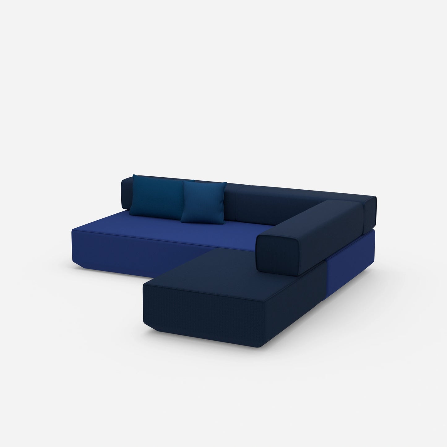 Eck Schlafcouch von der Seite
