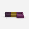 Eckcouch modern 320 cm breit von vorne