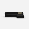 Eckcouch modern 320 cm breit von vorne