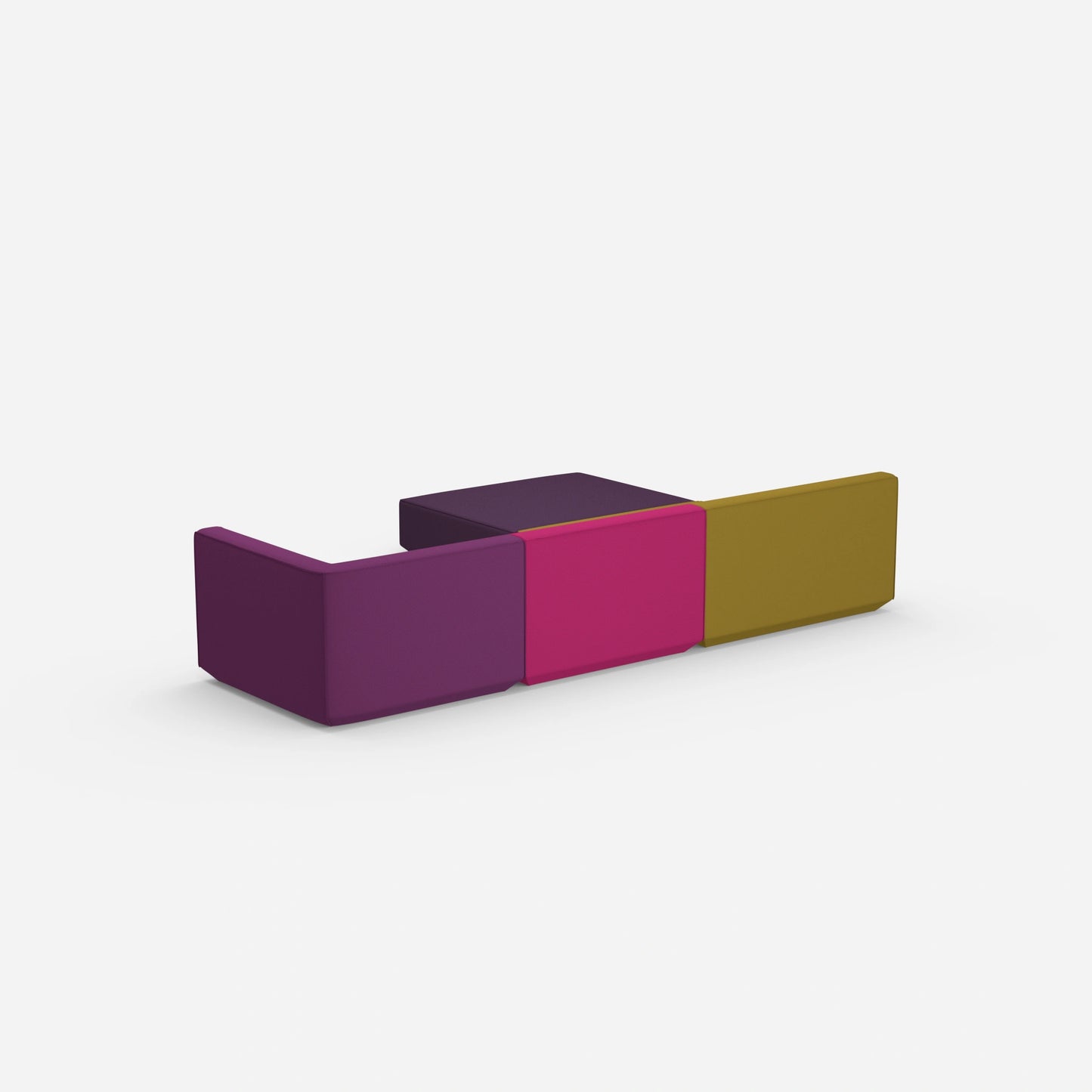 Ecksofa breite Liegefläche von hinten