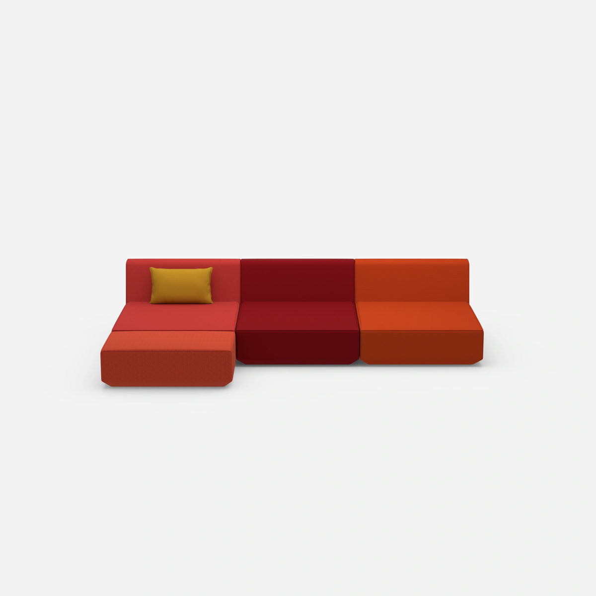 Ecksofa Lounge 300 cm breit von vorne