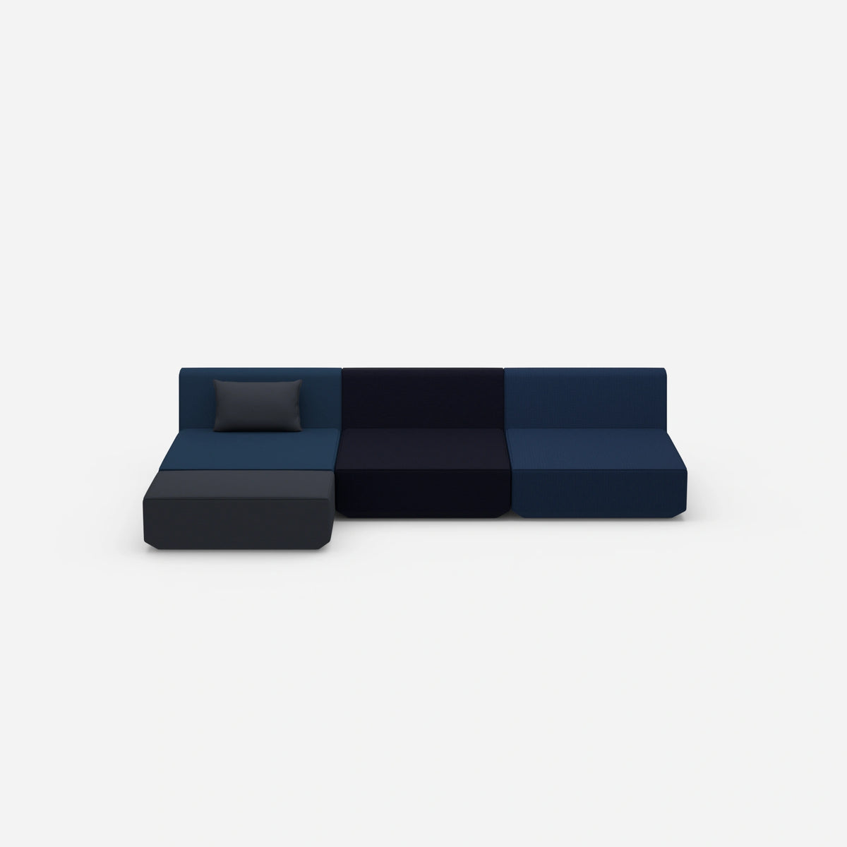 Ecksofa Lounge 300 cm breit von vorne