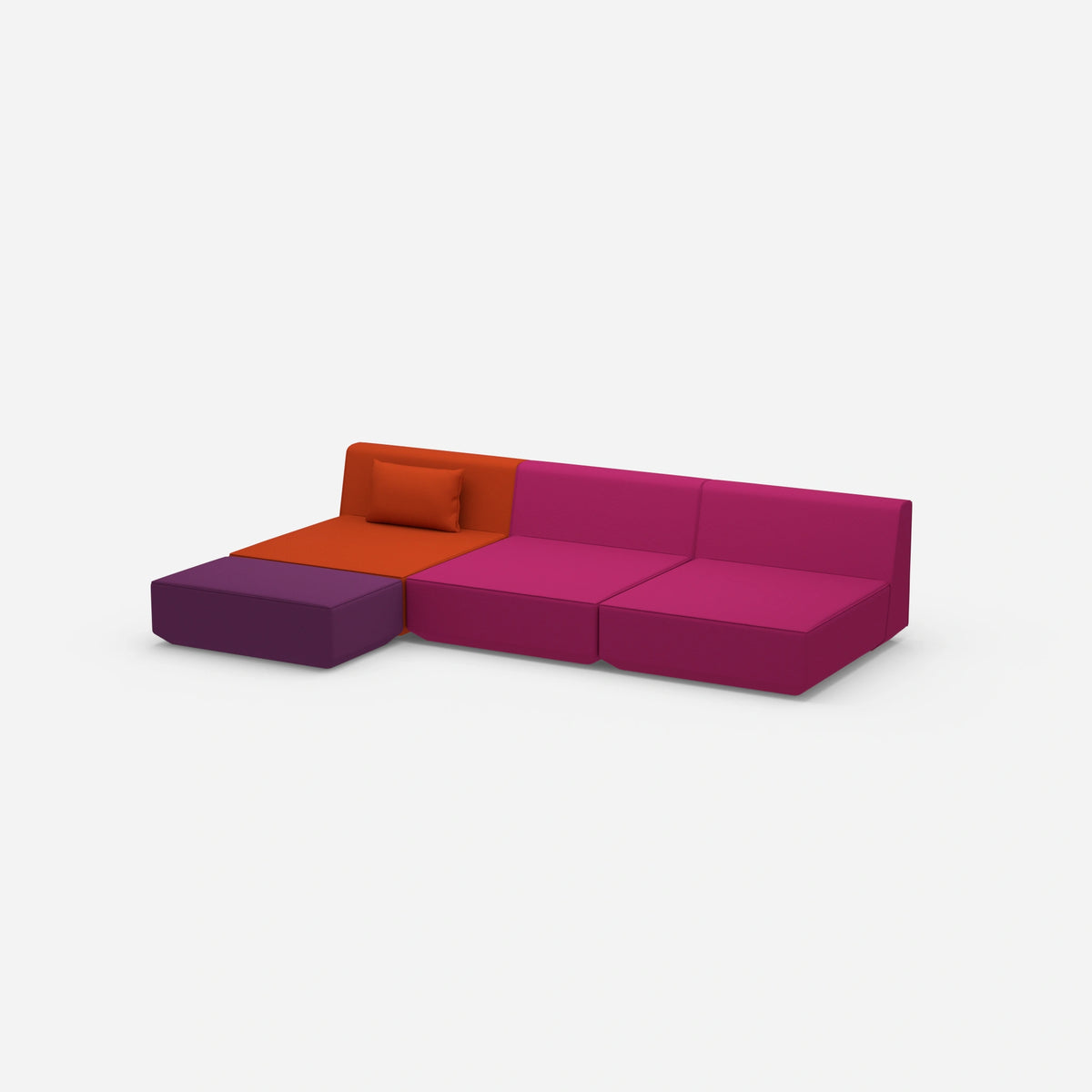 Ecksofa Lounge 300 cm breit von der Seite