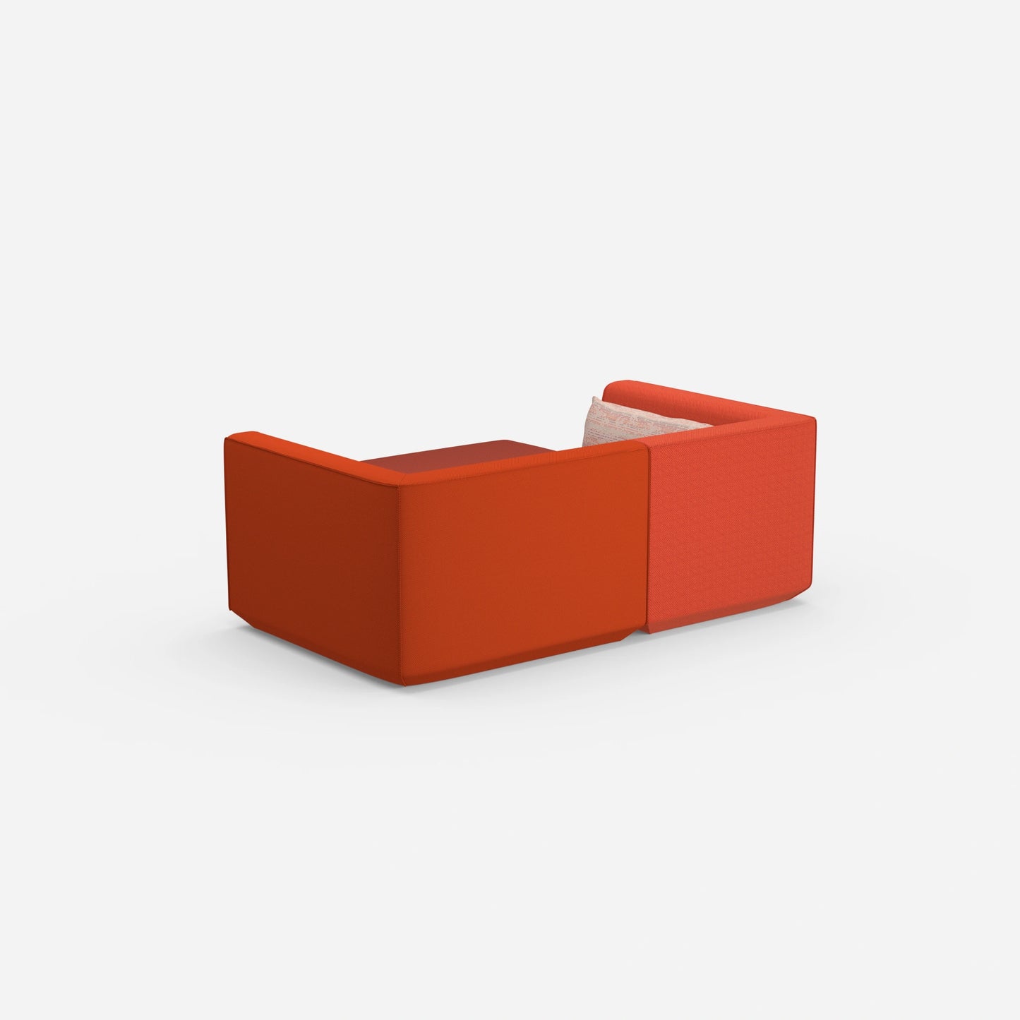 Ecksofa tief von hinten