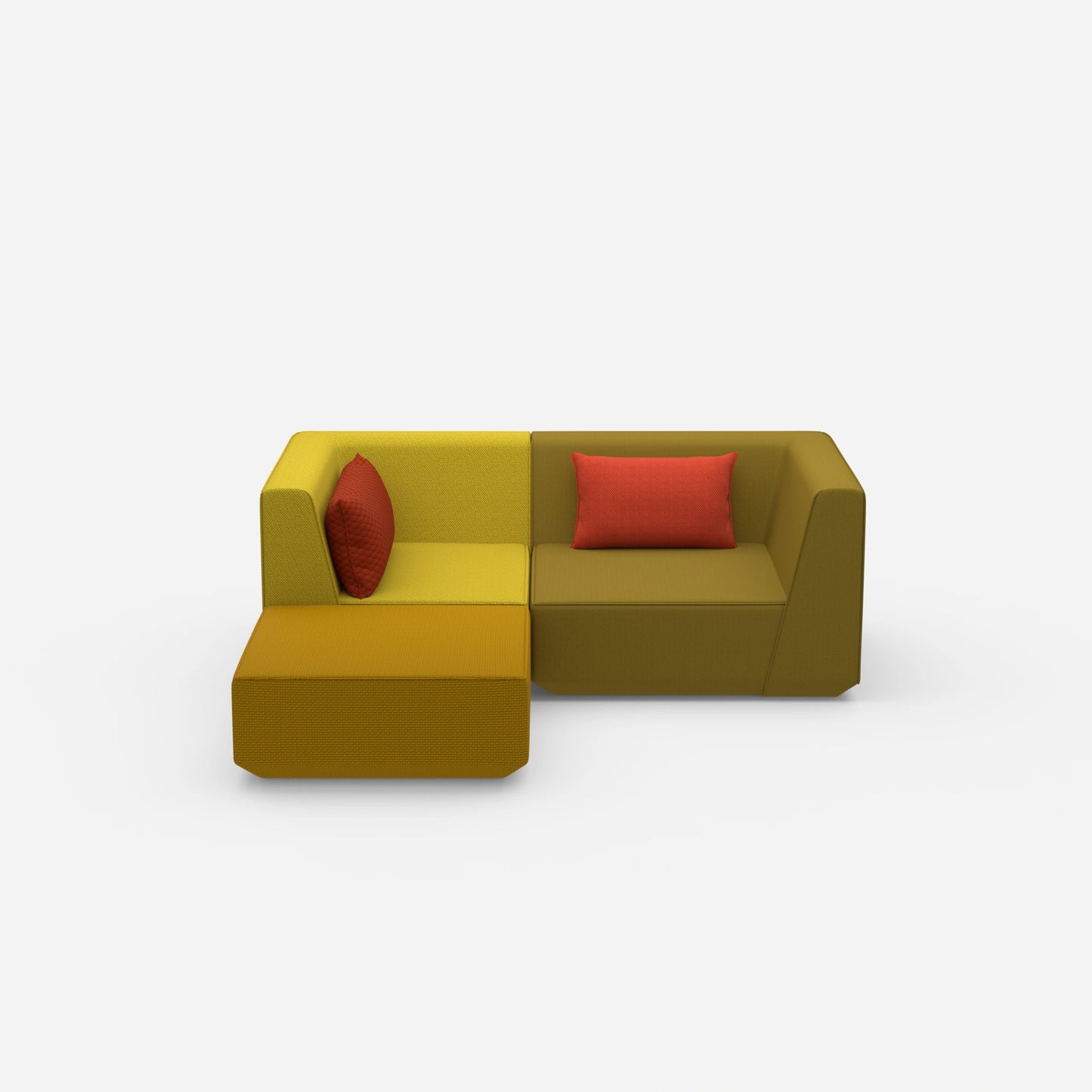 Ecksofa tief von vorne