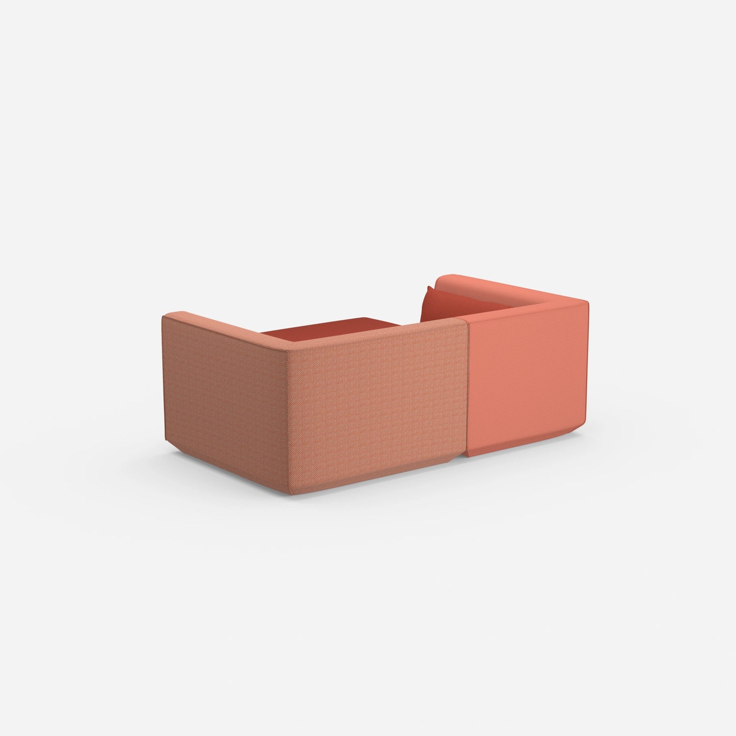 Ecksofa tief von hinten