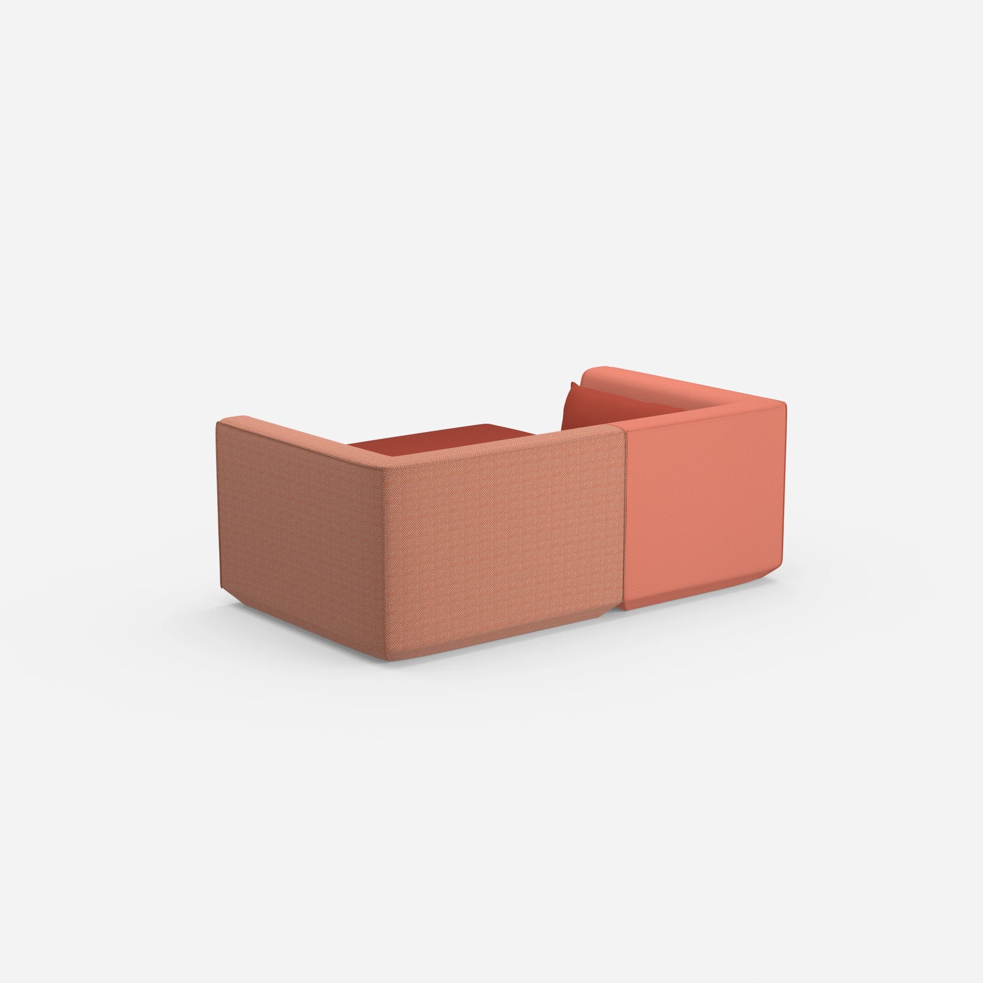 Ecksofa tief von hinten