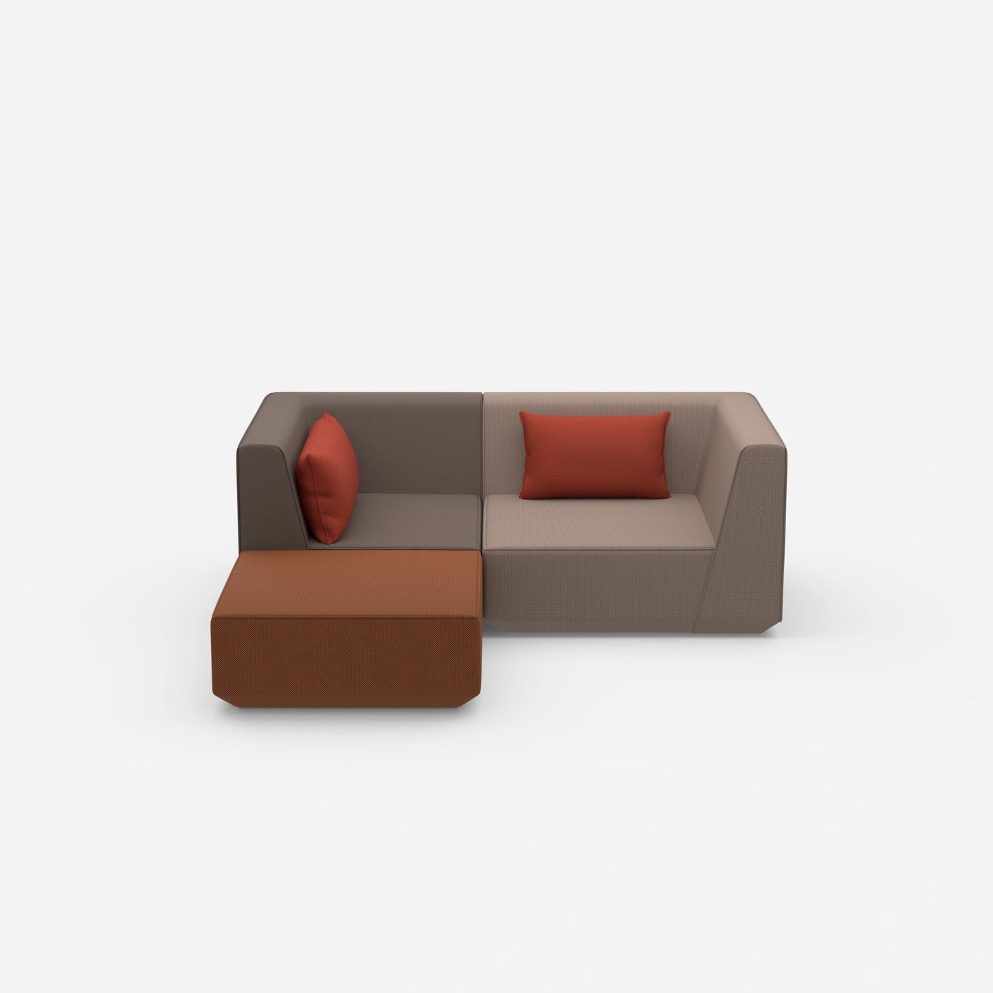 Ecksofa tief von vorne
