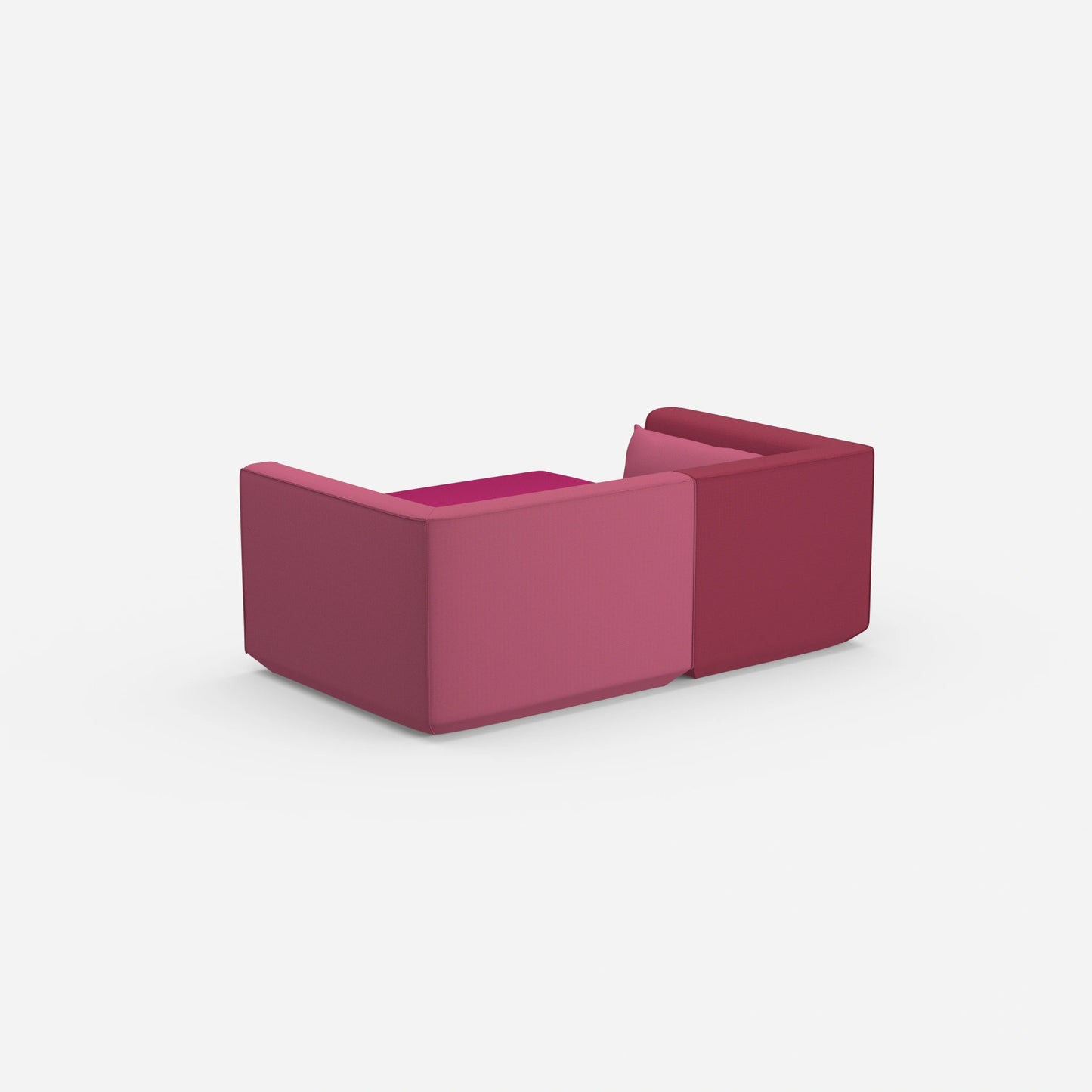 Ecksofa tief von hinten