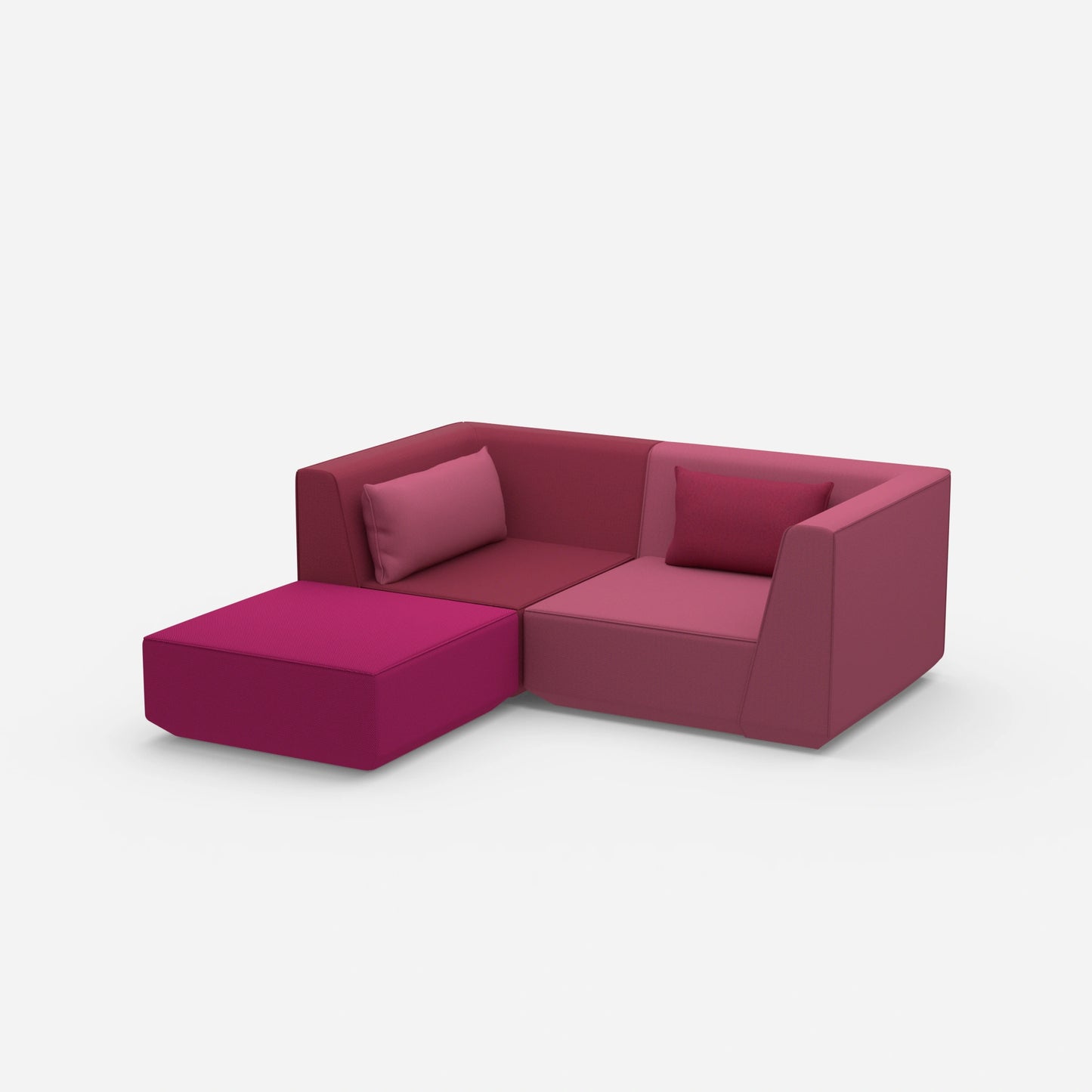Ecksofa tief von der Seite