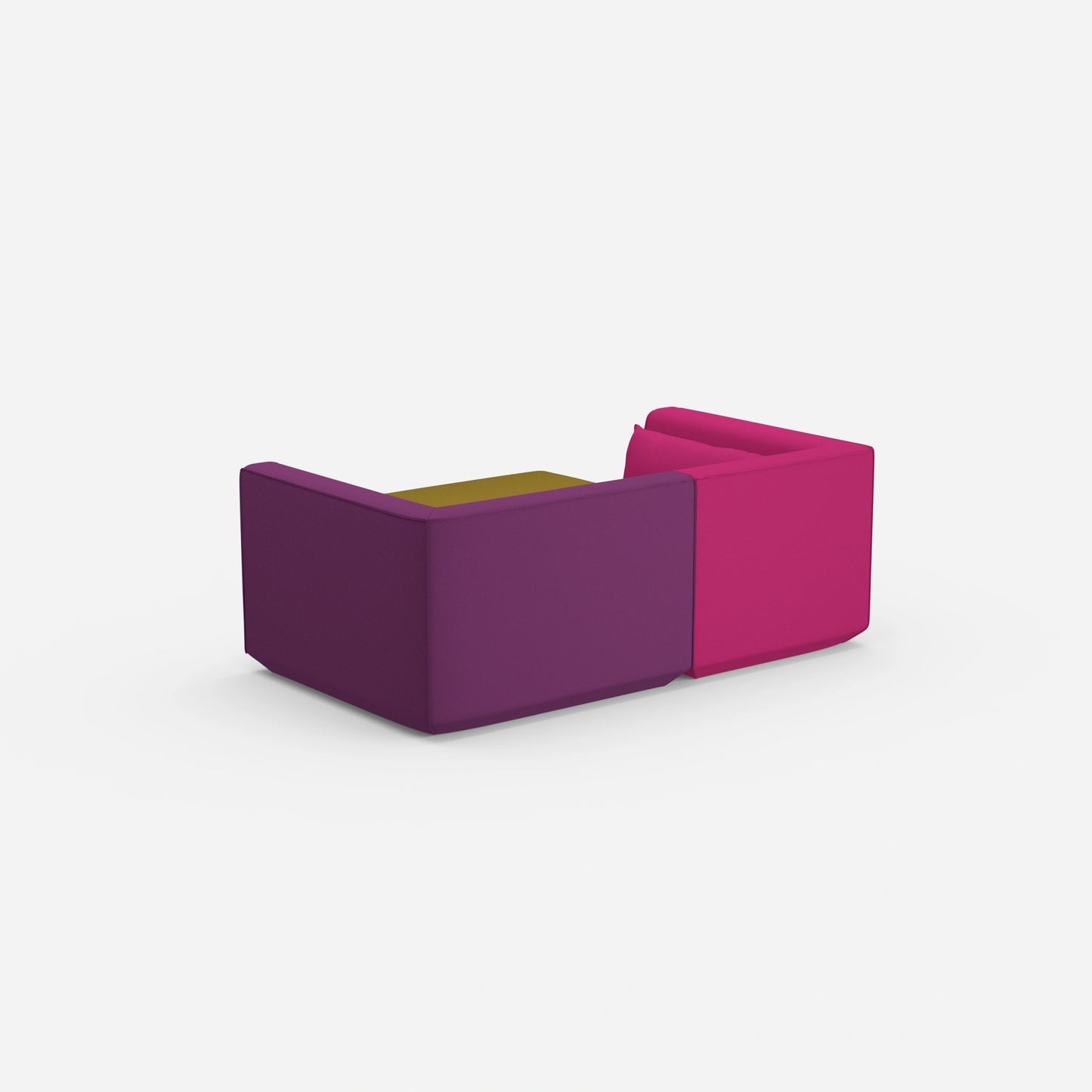 Ecksofa tief von hinten
