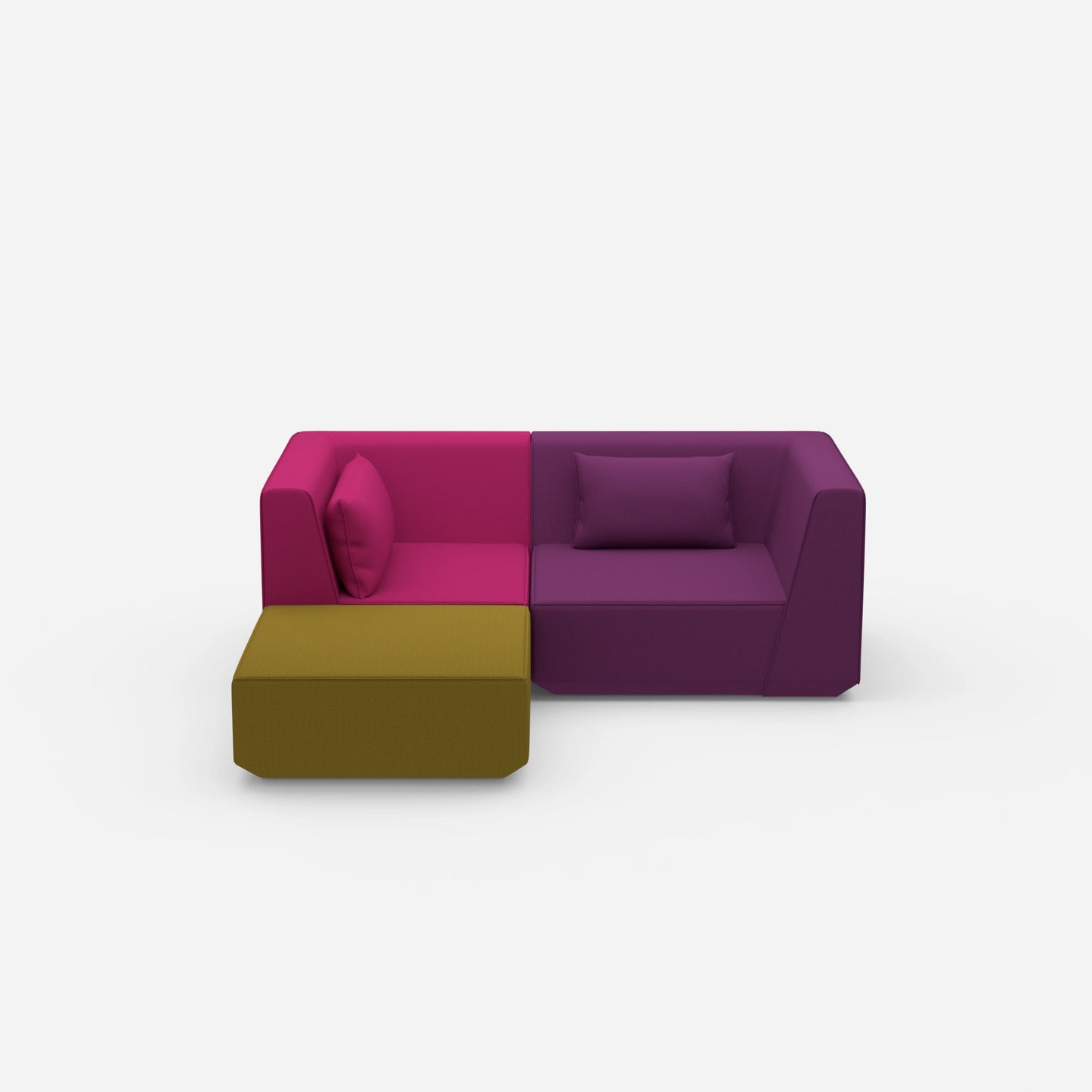 Ecksofa tief von vorne