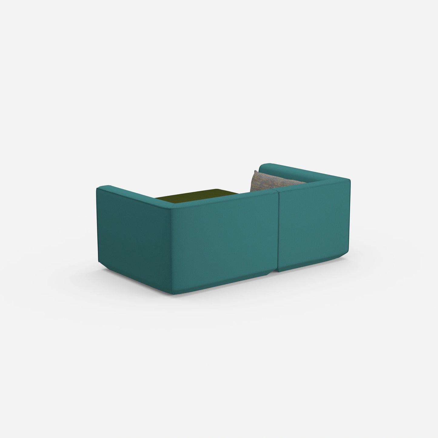 Ecksofa tief von hinten