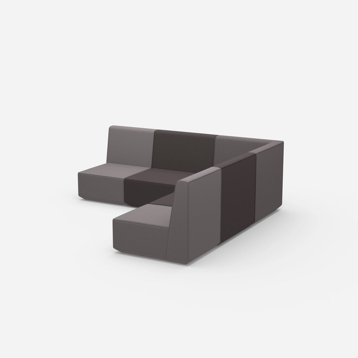 Gleichschenkeliges Sofa von der Seite