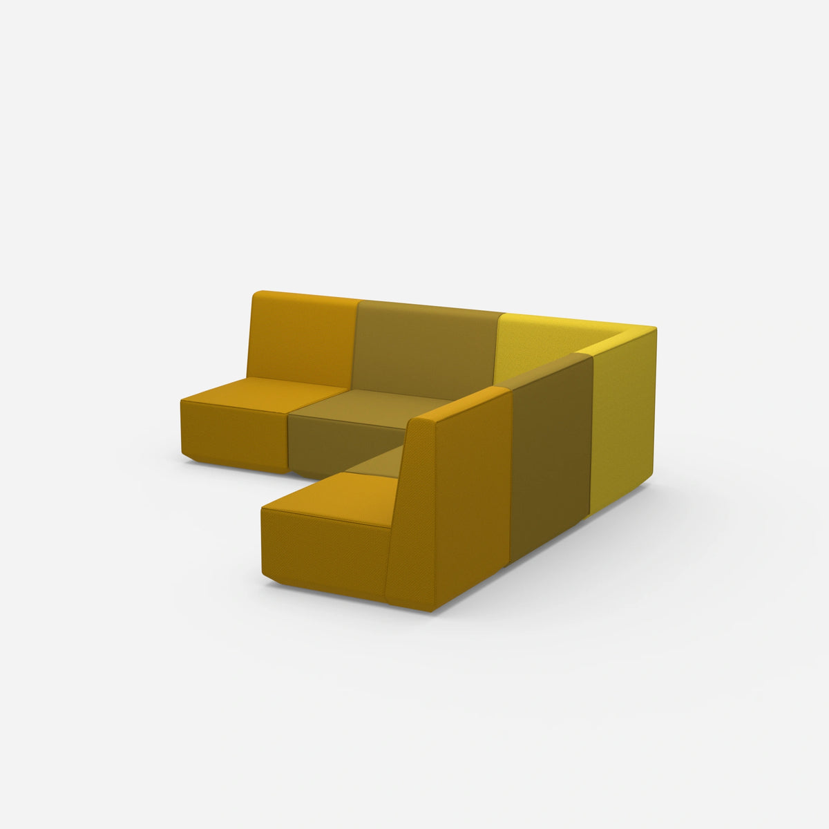 Gleichschenkeliges Sofa von der Seite
