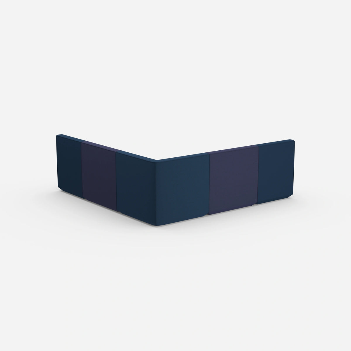 Gleichschenkeliges Sofa von hinten