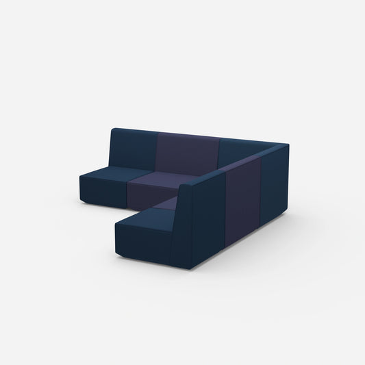 Gleichschenkeliges Sofa von der Seite