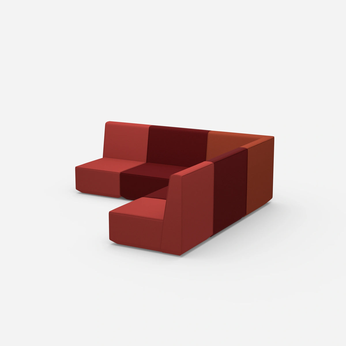 Gleichschenkeliges Sofa von der Seite