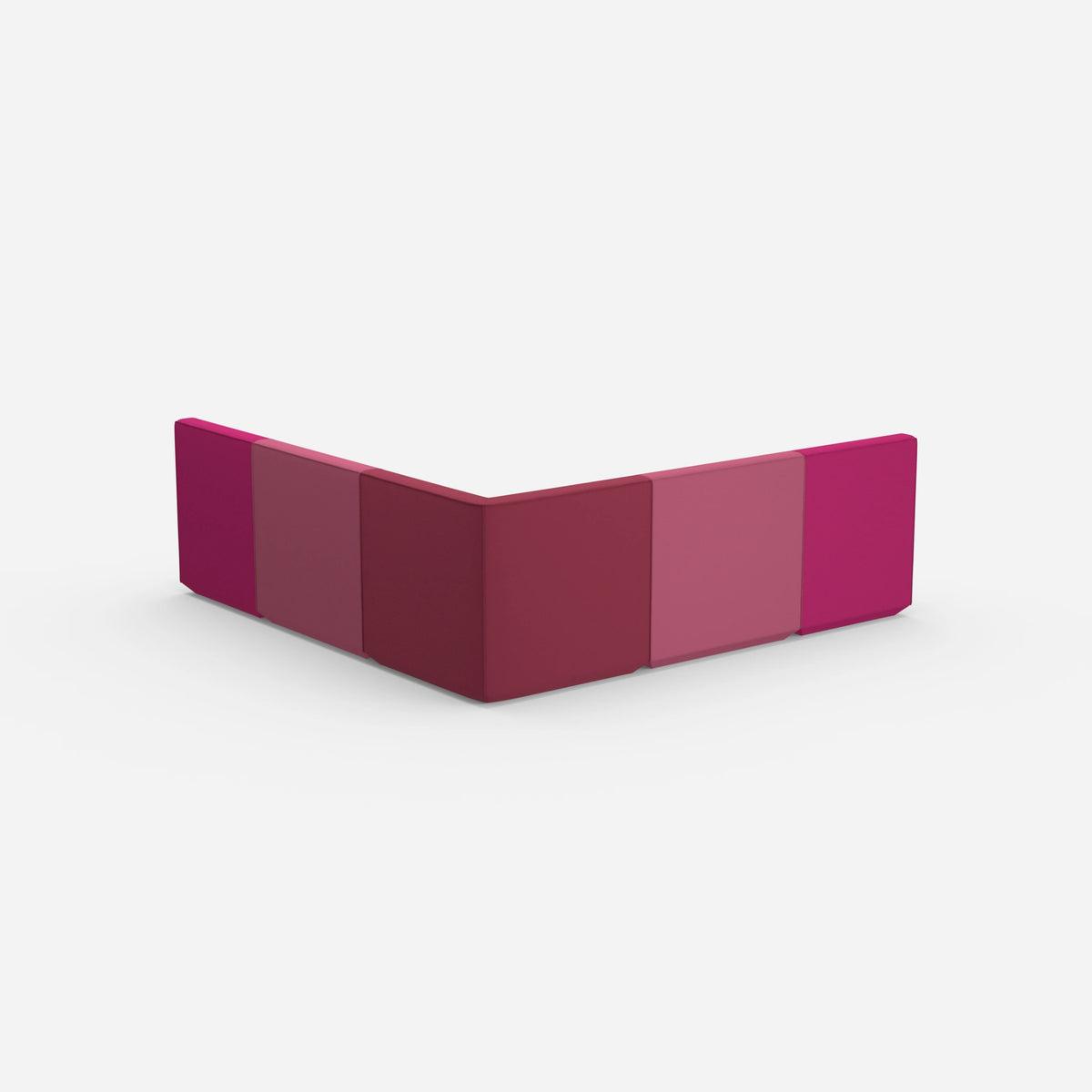 Gleichschenkeliges Sofa von hinten