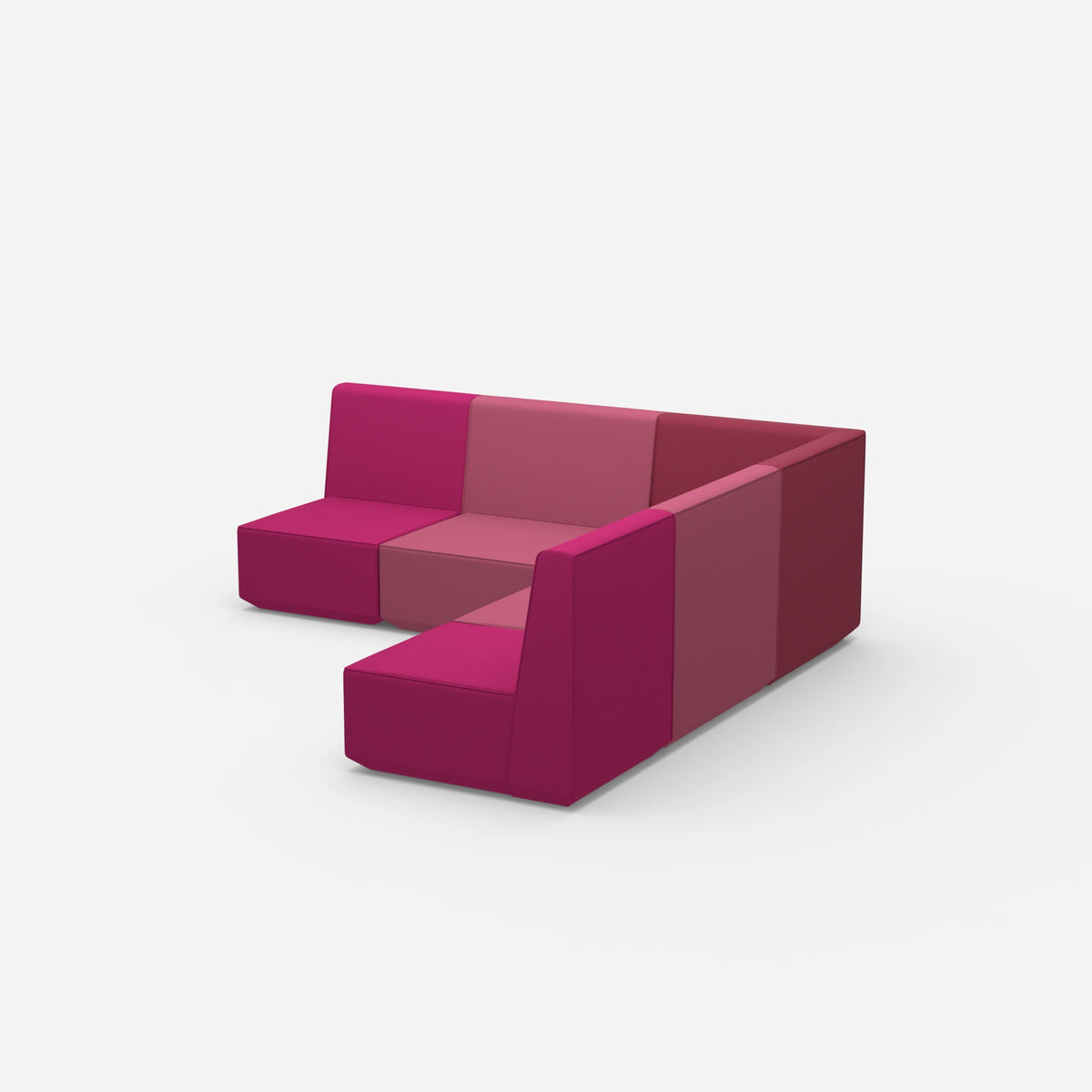 Gleichschenkeliges Sofa von der Seite