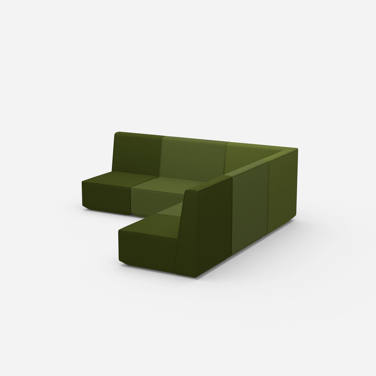 Gleichschenkeliges Sofa von der Seite