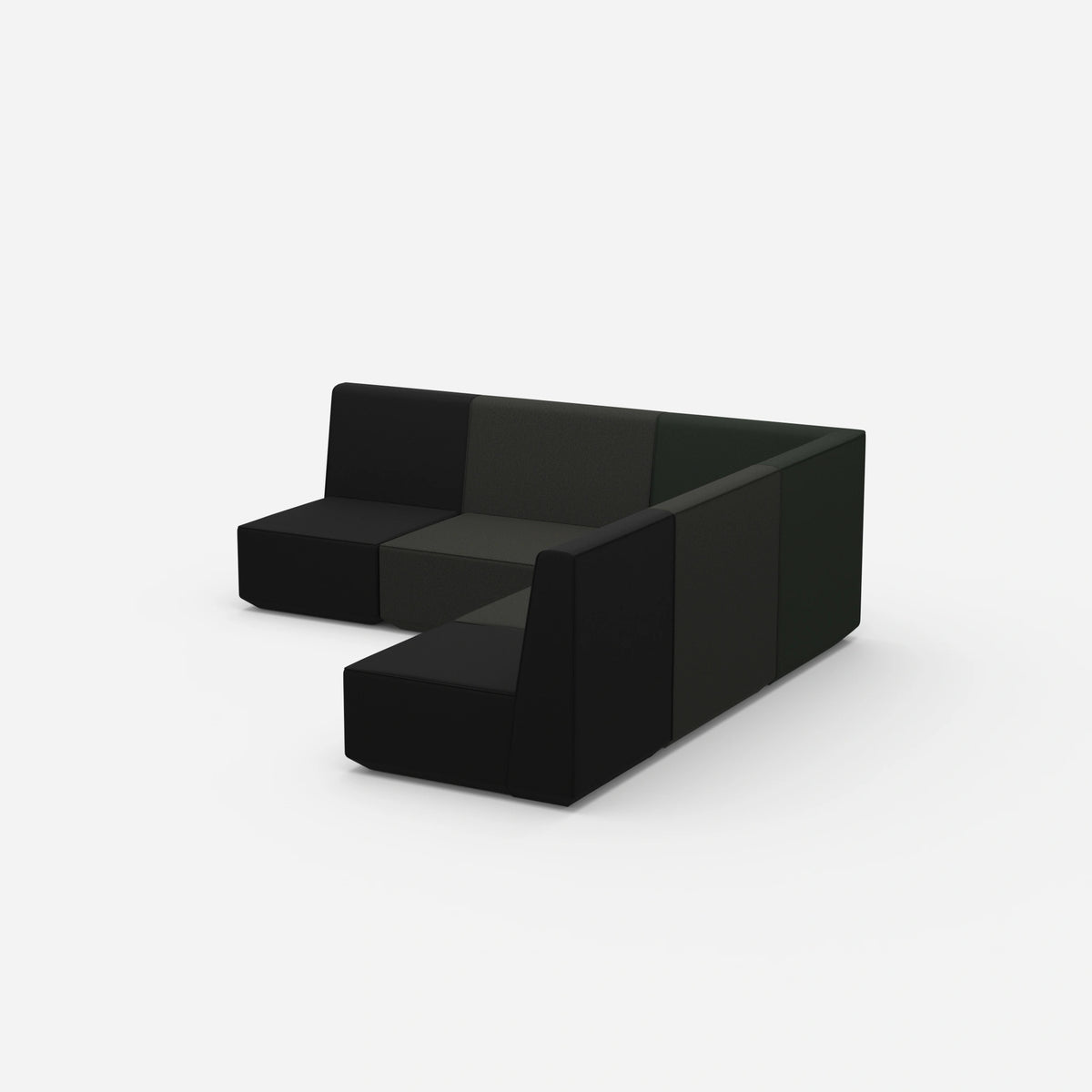 Gleichschenkeliges Sofa von der Seite