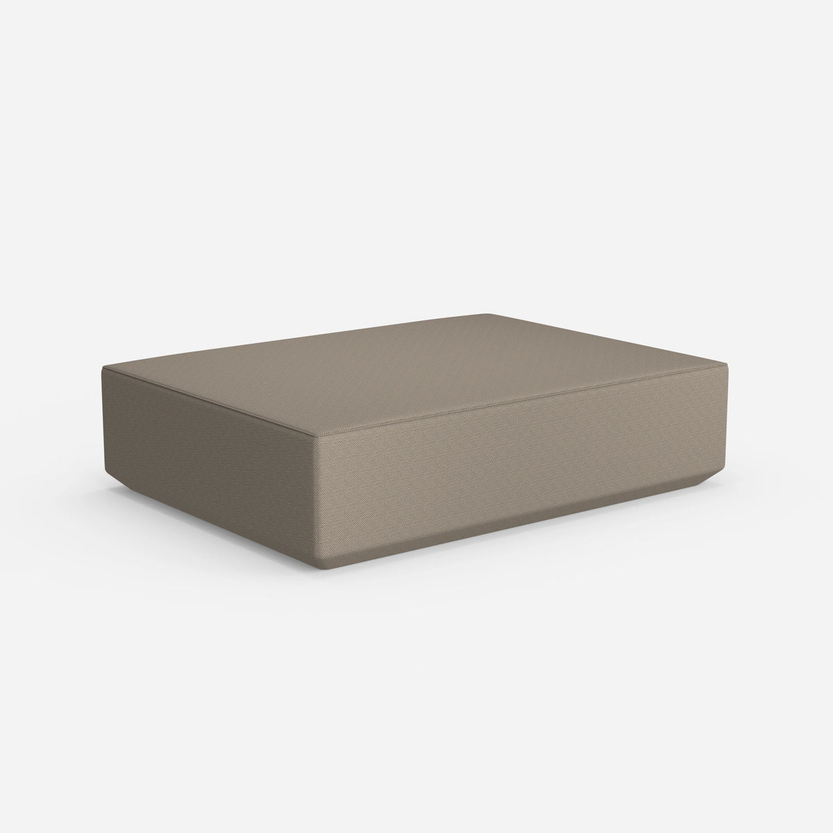 Großer moderner Pouf 160 cm breit von hinten